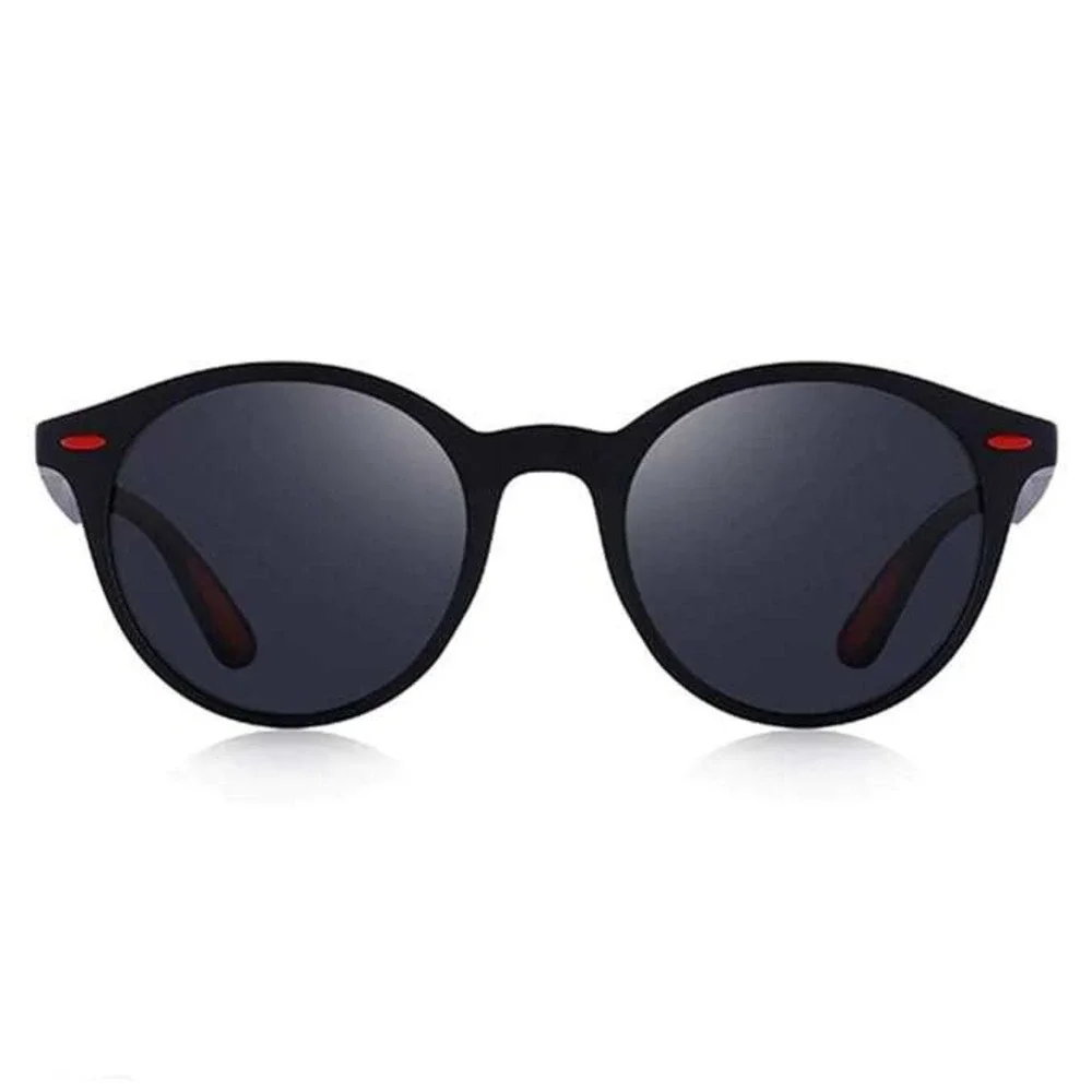 Polarized Sunglasses Men Driving Fishing Round Frame Sports Lentes Gafas Humbres